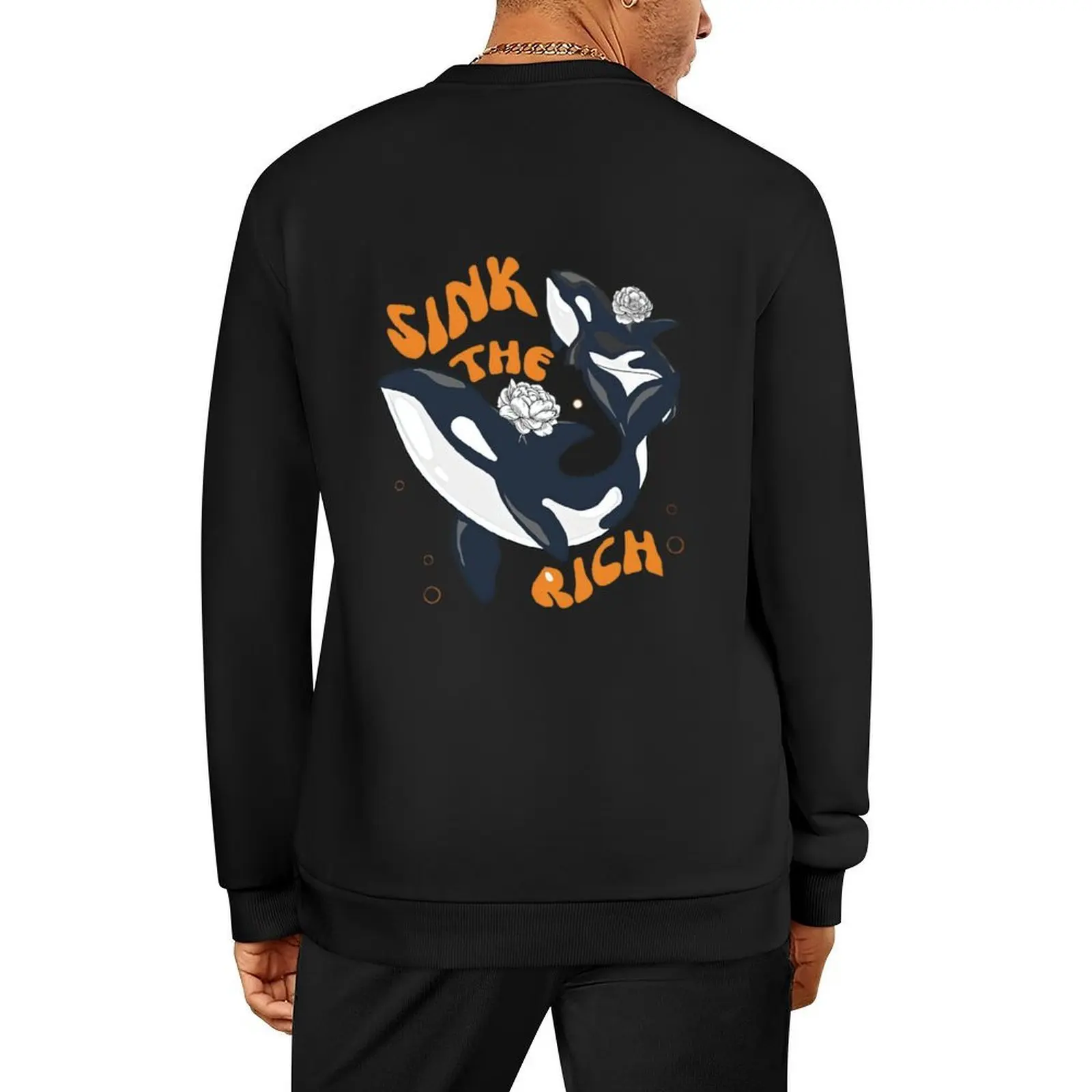 

VIntage Sink The Rich - Gladis the Orca 2023 Pullover japanese style tracksuit men autumn clothes men clothes new in sweatshirts