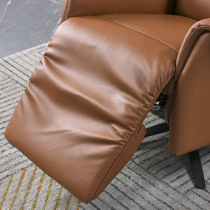 غرفة المعيشة كبار السن قوة واحدة صالة جلدية كرسي دوار رفع هزاز تدليك كرسي أريكة كرسي #4