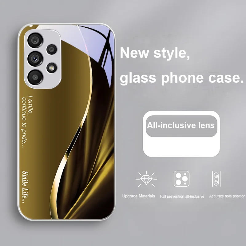 Continue Bean Green For Samsung Galaxy Note 8 9 S10 Plus S20 S21 FE S23 Ultra A70 72 73 50 51 52 53 Tempered Glass Phone Case