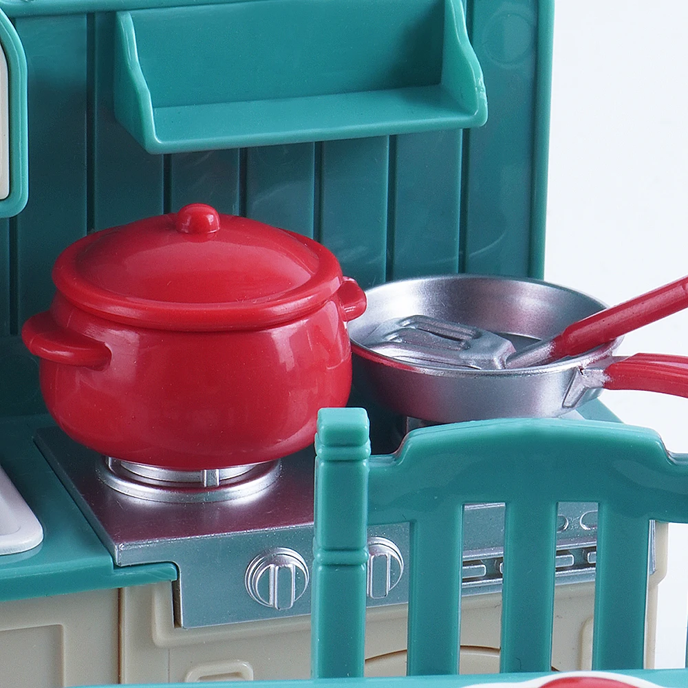 SENGTONGLE-E01 キッチンセットドールハウスミニチュア家具ベーキング食品ごっこ遊びドールハウスアクセサリー少年少女ギフト用