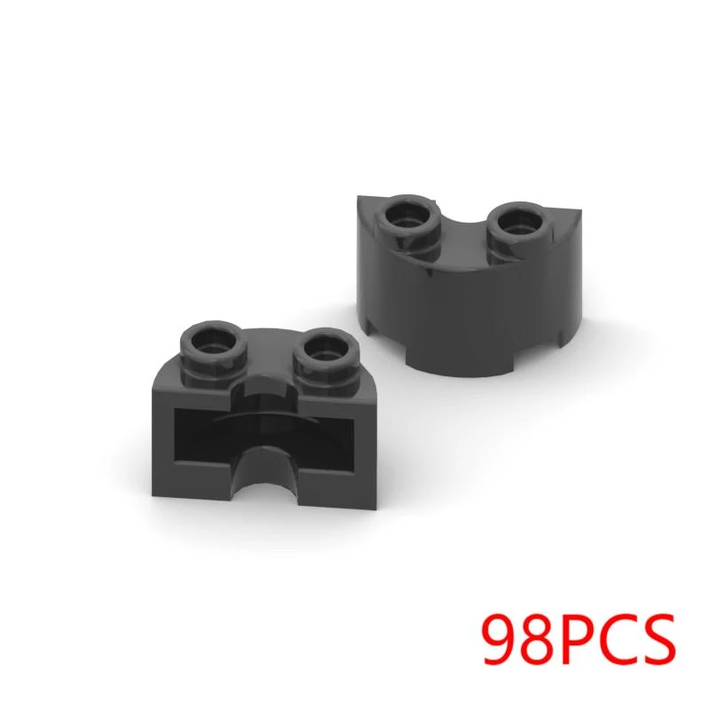 

Building Block 68013 Cylinder Half 1x2x1 Compatible Technical Parts 50g with 98PCS Educational Creative Toy Assembles Gifts