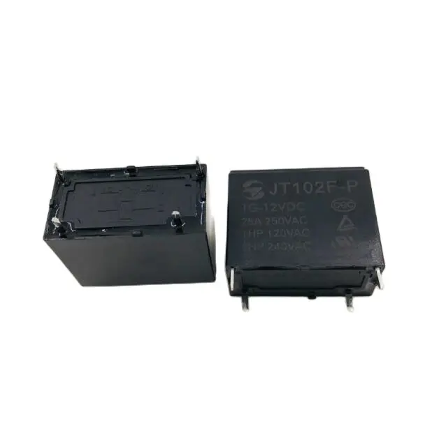HOT NEW 12V relay JT102F-P-TG JT102FPTG JT102FPTG12VDC 12V 12VDC DC12V 25A 250VAC 4PIN
