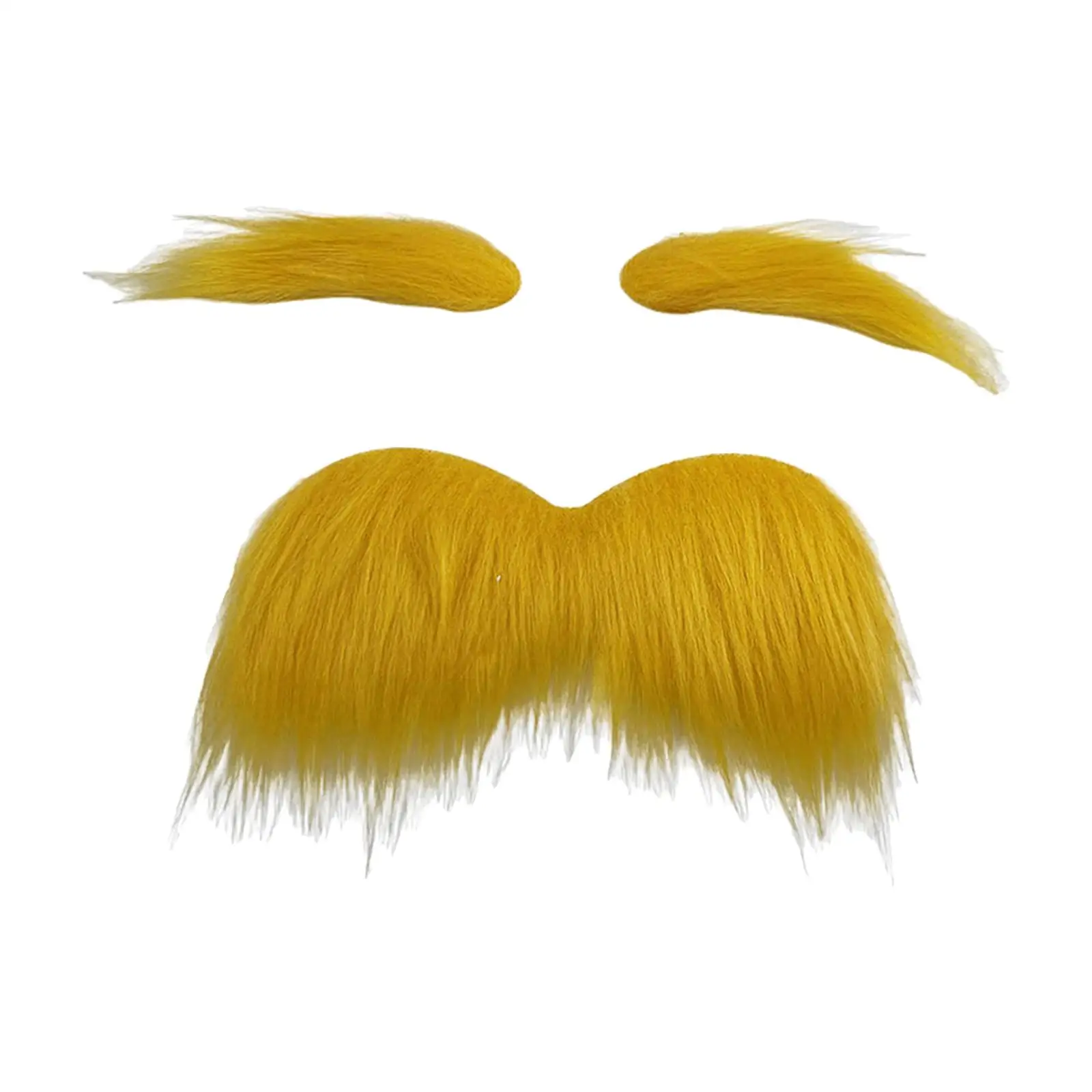 False Eyebrow and Beard Set Dress up Women Men Festive Costume Accessories