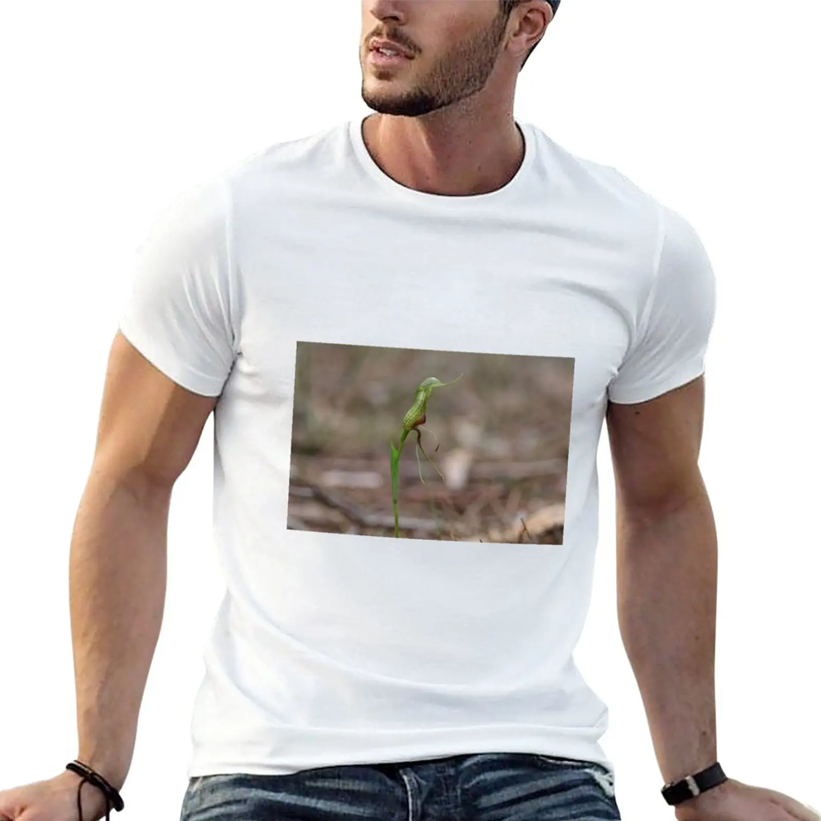 New Pterostylis barbata - Bird Orchid T-Shirt Blouse cute tops mens white t shirts