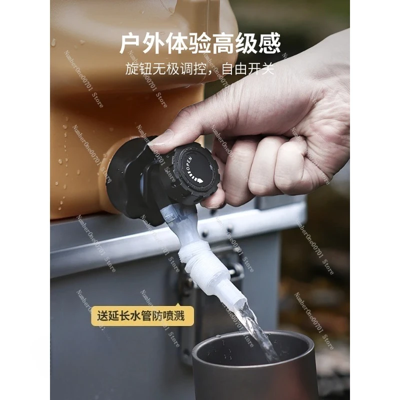 Outdoor Camping Water Storage Bucket Car Water Tank Oversized Drinking Pot Container