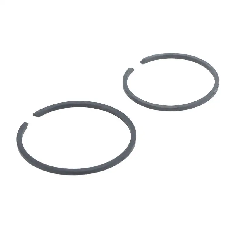 2 Stück Langlebige Kolbenringe aus Kohlenstoffstahl mit Hoher Verschleißfestigkeit für Kettensägen, Trimmer, Gartenschere und Gartenwerkzeuge – Detail 3