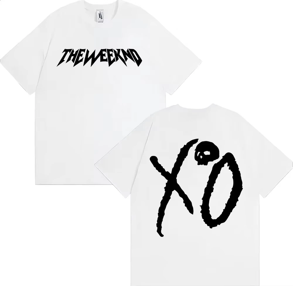 The Weeknd XO After Hours Til Dawn Print T Shirt Men Women Clothes Vintage 90s Oversized T-shirts Casual Unisex Fashion T-shirt