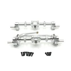 Metal Upgraded Front and Rear Door Bridges For MN Model 1/12 MN82 LC79 MN78 D90 D91 D96 99S RC Car Parts