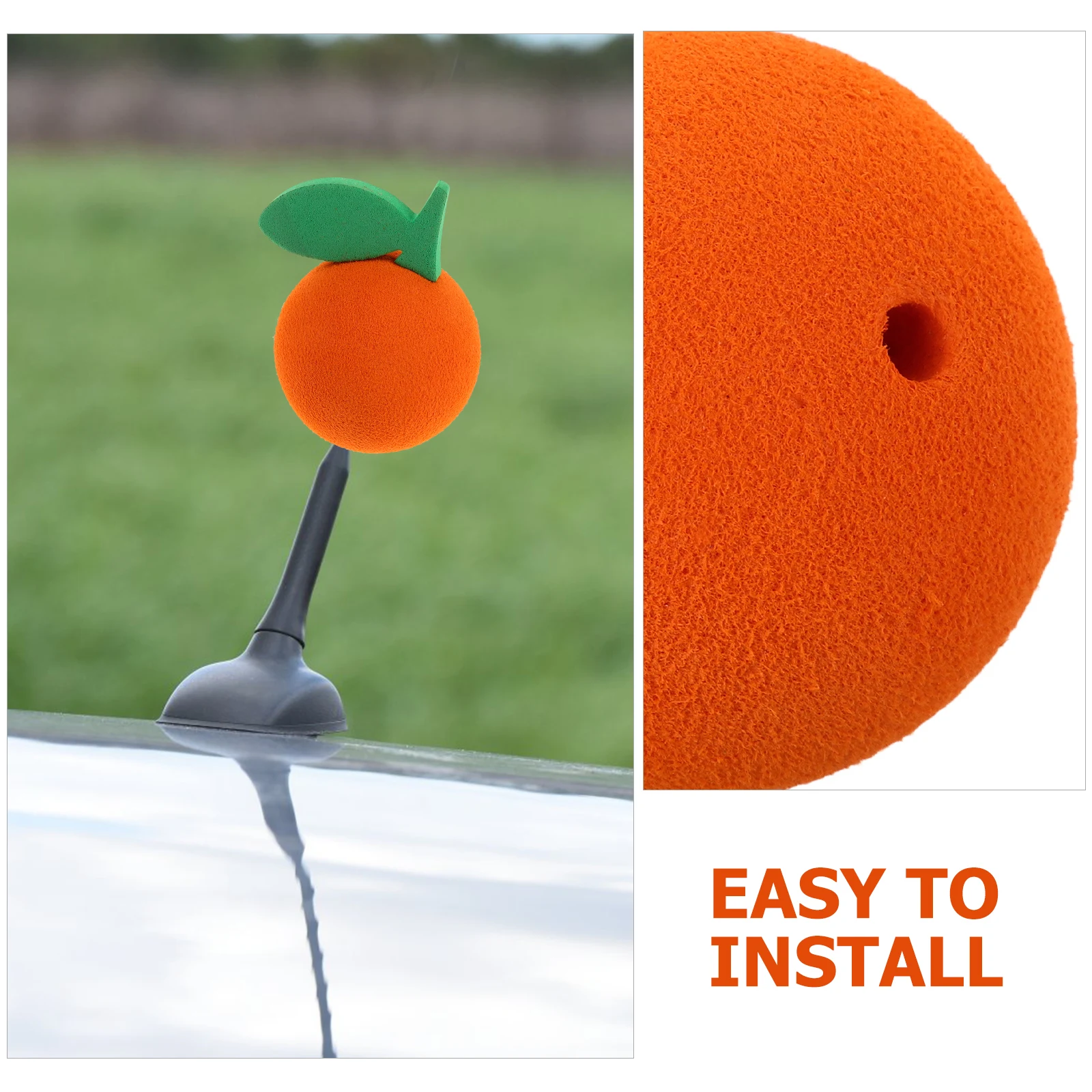 

Car Antenna Ball Decorations EVA Durable Weather Resistant Installation Car Dashboard Accessory Automobile Supply Antenna Topper