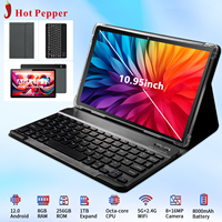 Hot Pepper Tablet  8GB RAM+256GB ROM 10.95-inch 2K IPS Full HD MT8183 8MP+16MP 8000 mAh Android 12 Dual-band WiFi GPS