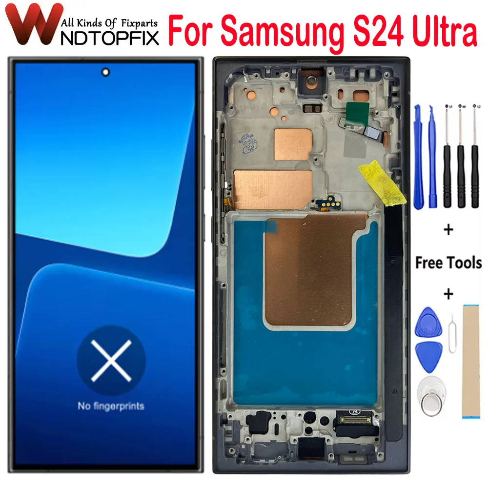 

TFT For Samsung Galaxy S24 Ultra S928B S928N LCD Display Touch Screen Digitizer Replacement Parts For Samsung S24Ultra Screen