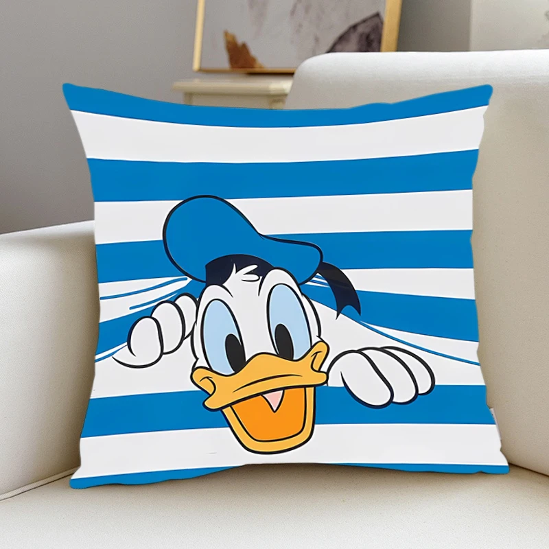 home decor Pillow Cover Donald Duck iving room bedroomo office car 45x45 Dakimakura Throw Pillows Square Pillowcase Home Decor