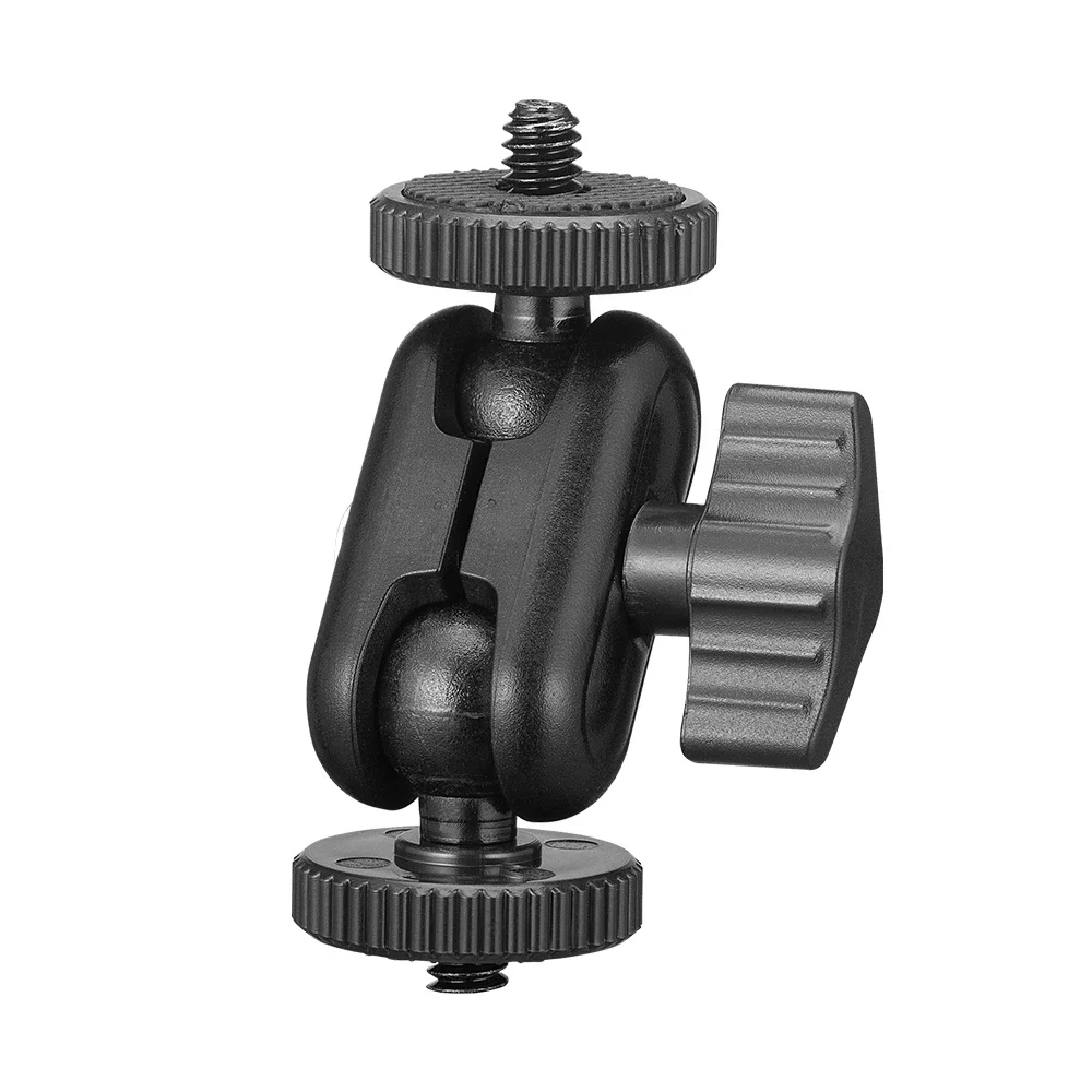 Double Ball Heads Magic Arm With 15mm Ball 360° 1/4''Screw E
