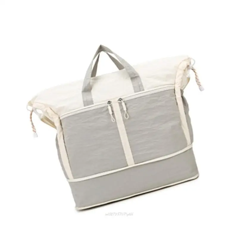 X5XA حقيبة اللياقة البدنية حقيبة السفر بين عشية وضحاها حقيبة الصالة الرياضية حقيبة عطلة نهاية الأسبوع مع فصل الجاف والرطب حقيبة #4