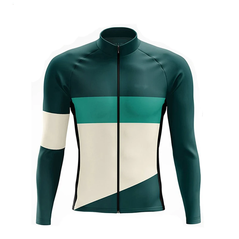 New Cycling Jersey Long Sleeve MTB Bicycle Clothing Men Bike Sportswear Sport Clothes Shirt Spring / Autumn Outdoor Team Top