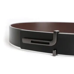 Luxury Brand Designer Pin T Buckle Belt Men High Quality Women Genuine Real Leather Dress Strap for Jeans Waistband Western Goth