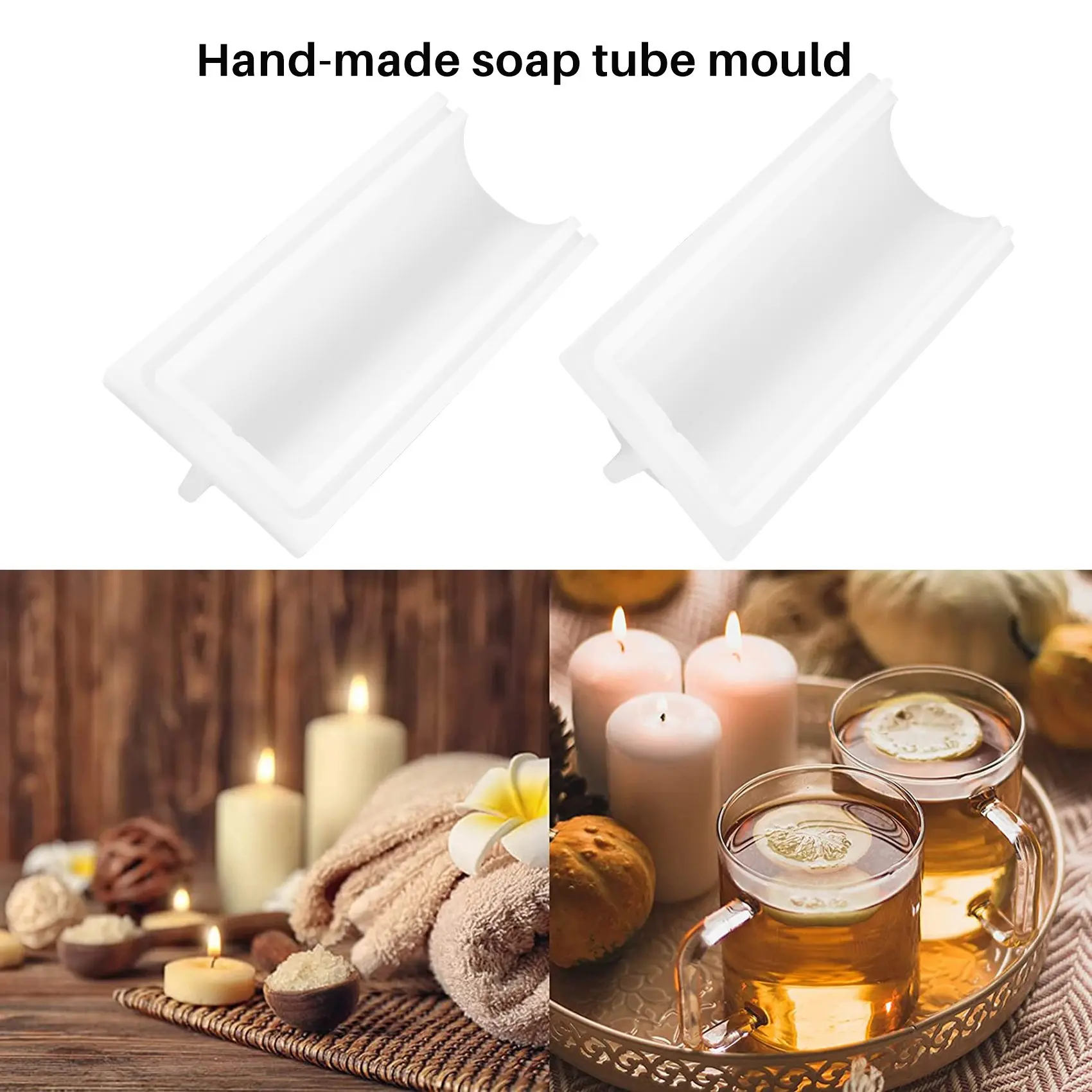 Silicone Soap Mold 1000Ml Rounded Hand Soap Mold Tube Model Silicone Mold Long-Cylinder Cold Process Soap Form Handmade Soap Mol