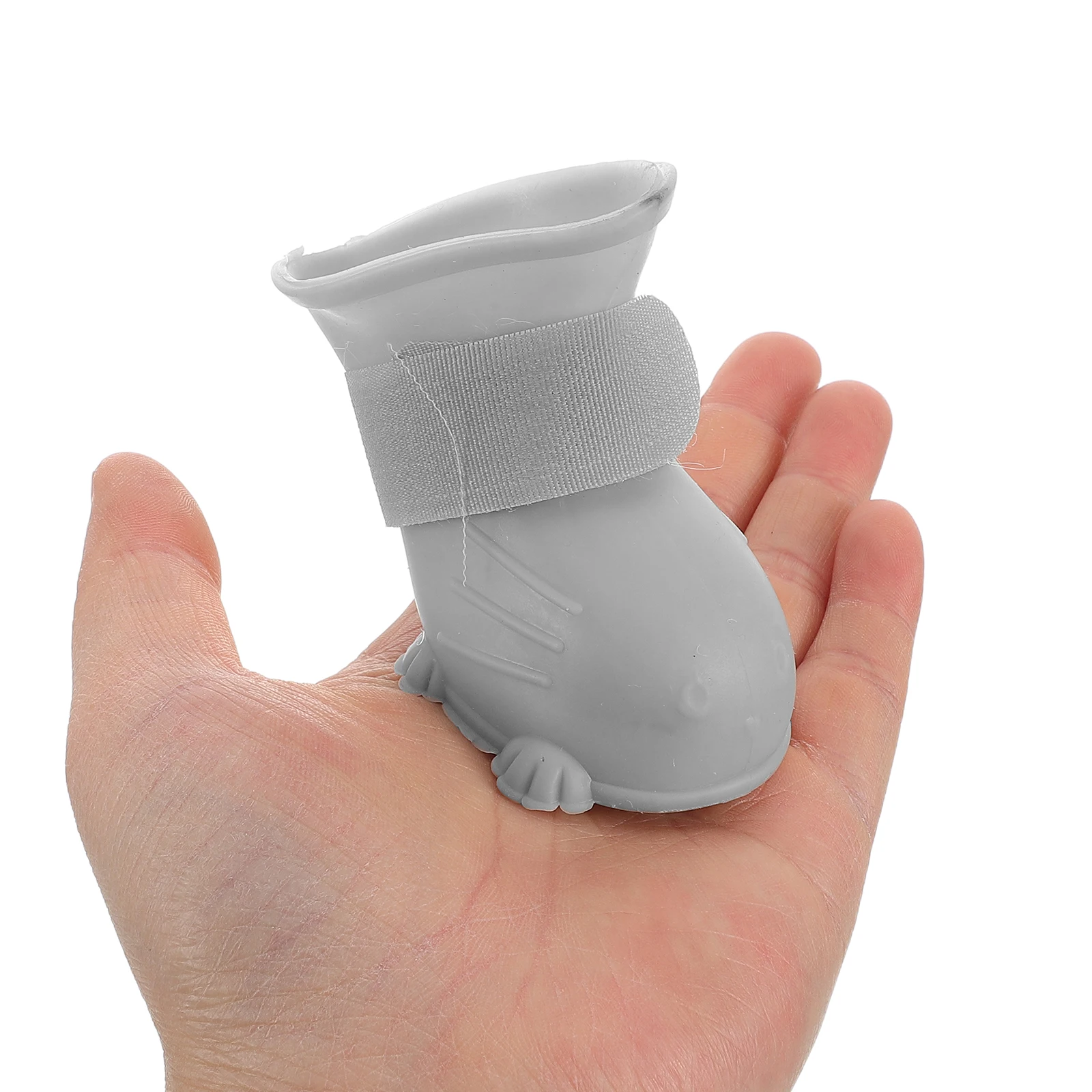 

4 Pcs Rain Boots Paw Boots For Dogs Waterproof Paw Shoes for Small Dogs Outdoor Gear Rubber Booties Pet Supplies