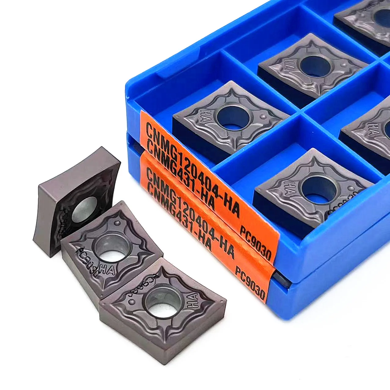 เครื่องกลึงโลหะ CNMG120404ฮา PC9030ใบมีดเพชร cnmg 120408เครื่องมือกลึงสแตนเลสเครื่องมือกลึงภายนอกคุณภาพสูง