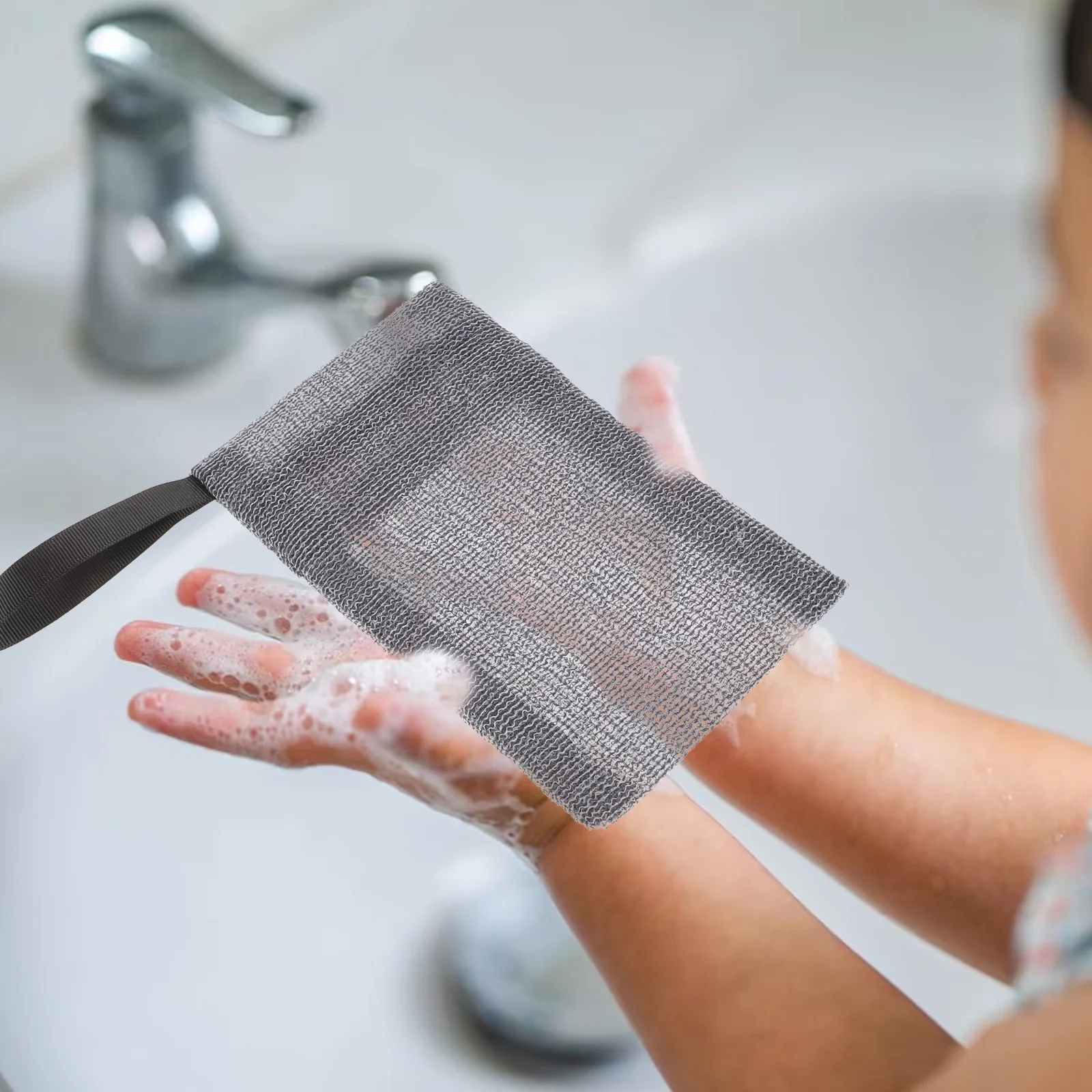 4 Stück Soap Bathing Savers Netztasche für Bars Nylonfaserbeutel