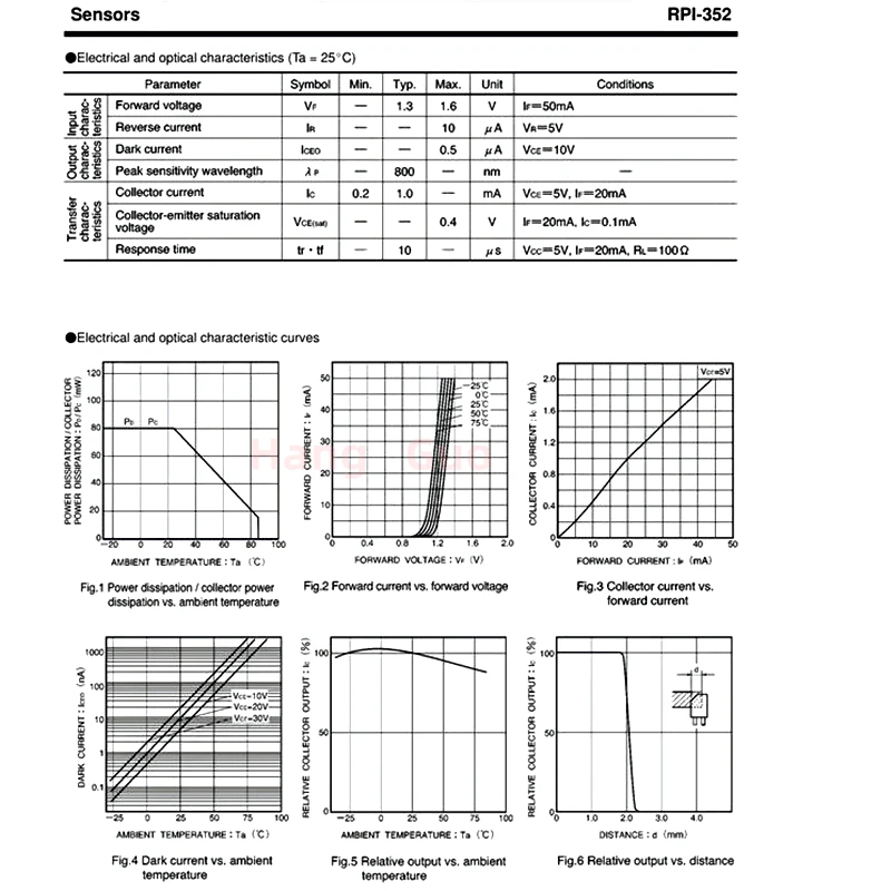 20 قطعة/الوحدة RPI-352 نوع فتحة التبديل الكهروضوئية DIP4 فتحة المسافة 3 مللي متر صغيرة جدا optocoupler RPI352
