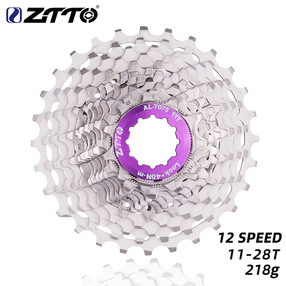 【新品】超軽量 133g ZTTO HG 12速 11-28T スプロケット ZTTO ロードバイク超軽量カセット 12V スプロケット 12 スピード 11