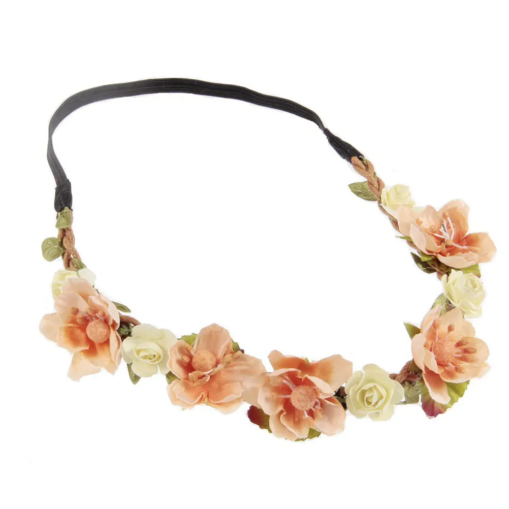 6 pcs Baby Girls Soft Party Birthday Hair Headband Photo Halloween Christmas New Year Baby Flower Headband Baby Headband