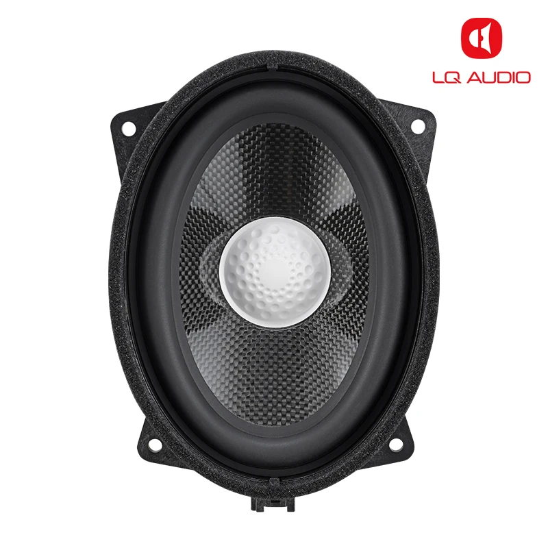 For BMW F10 F30 G20 G30 Car LQ Audio Accessories Carbon Cone Diaphragm Midrange Speaker Silk Dome Tweeter Subwoofer