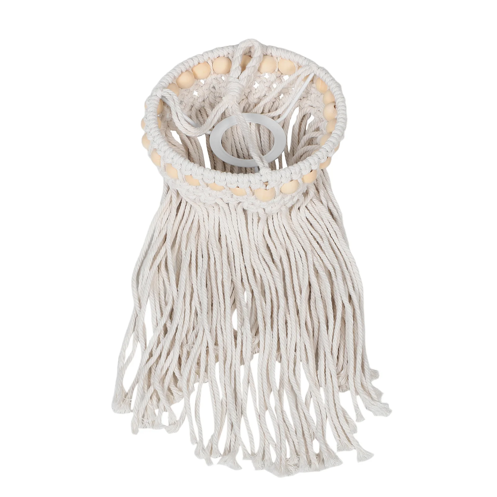 

Modern Macrame Light Shade Handwoven Boho Lamp Cover for Pendant Ceiling Fixture Living Room Bedroom Home Decor