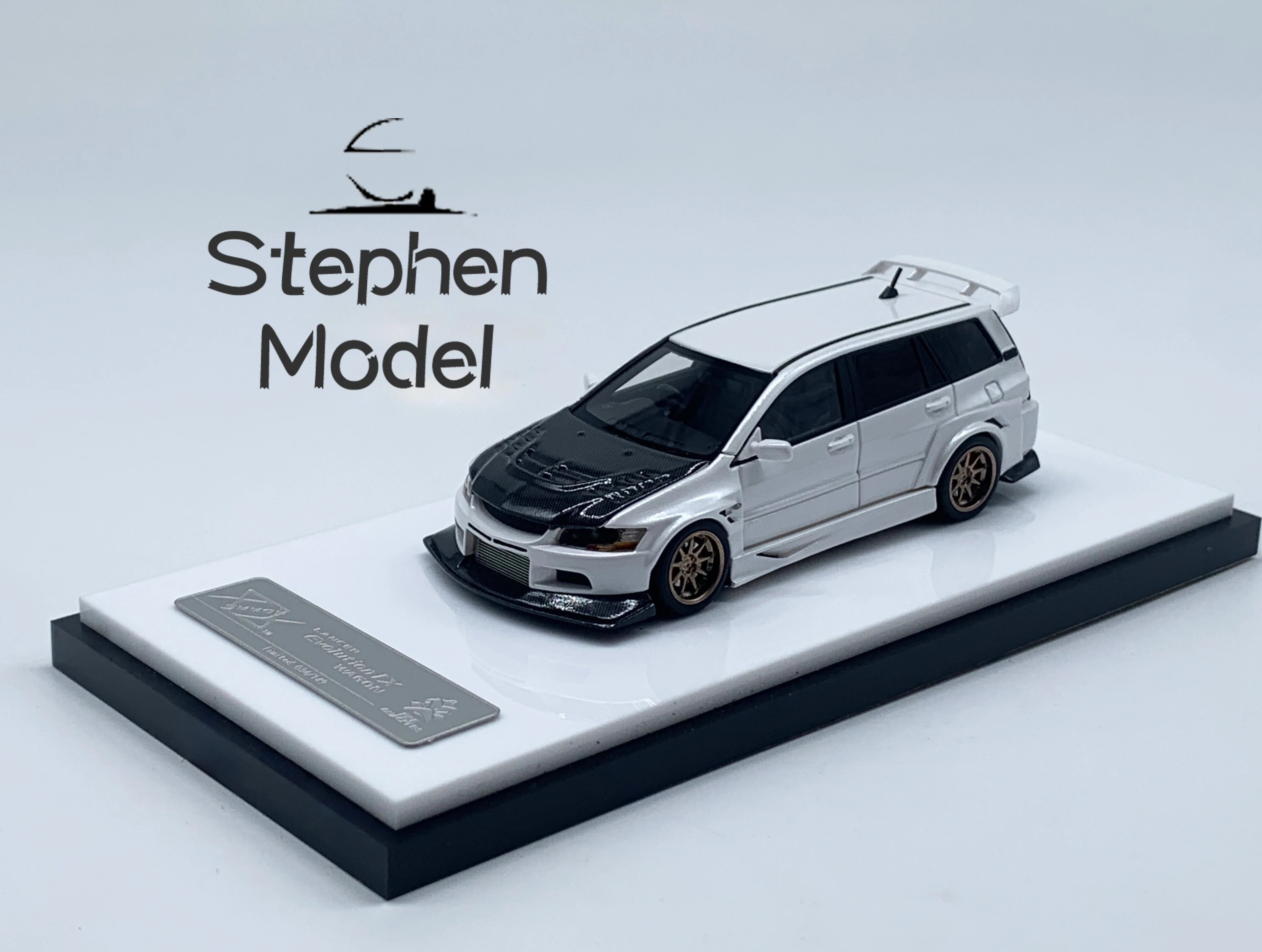 خطأ 404 1:64 EVO Lancer Evolution 9 lX نموذج سيارة من الراتنج الأبيض #1