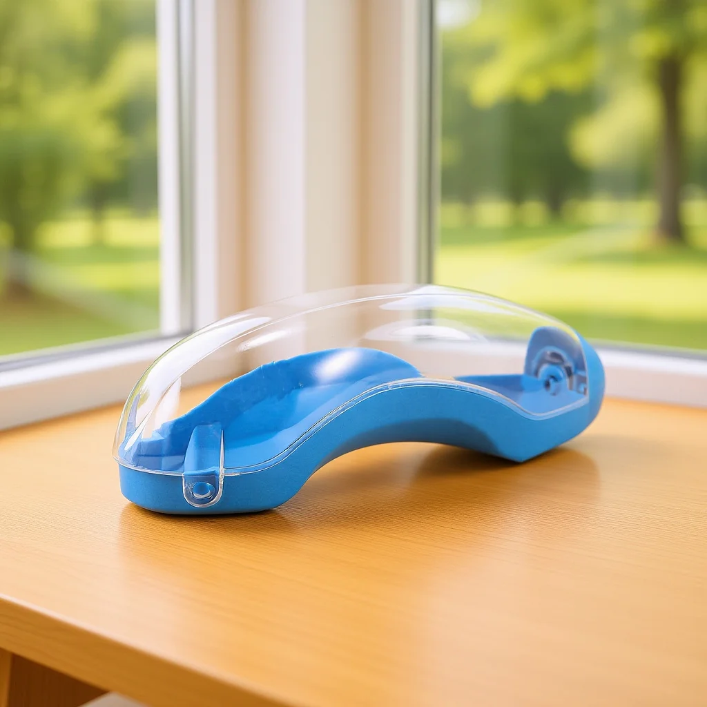 

Portable Swim Goggle Case Sturdy Plastic Storage Box for Scratch Resistant Goggle Protection Lightweight Travel Accessory