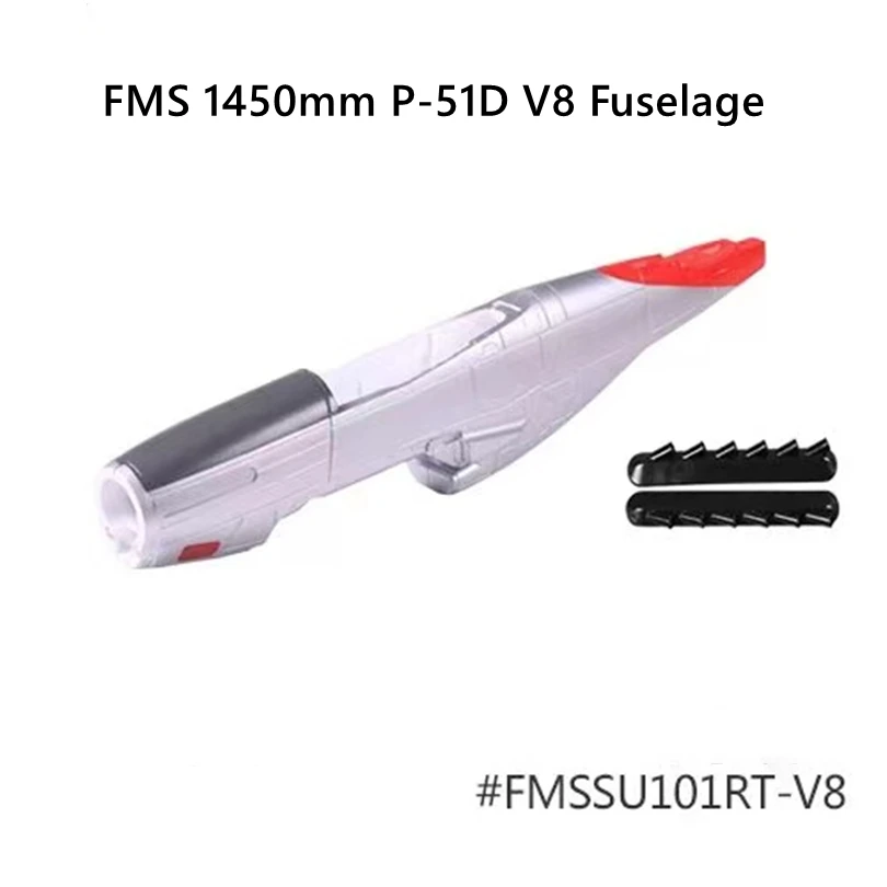 FMS 1.4m 1450mm P51 Red Tail Mustang Fuselage Main Wing EPO Foam Warbird RC Airplane Plane Aircraft Spare Parts