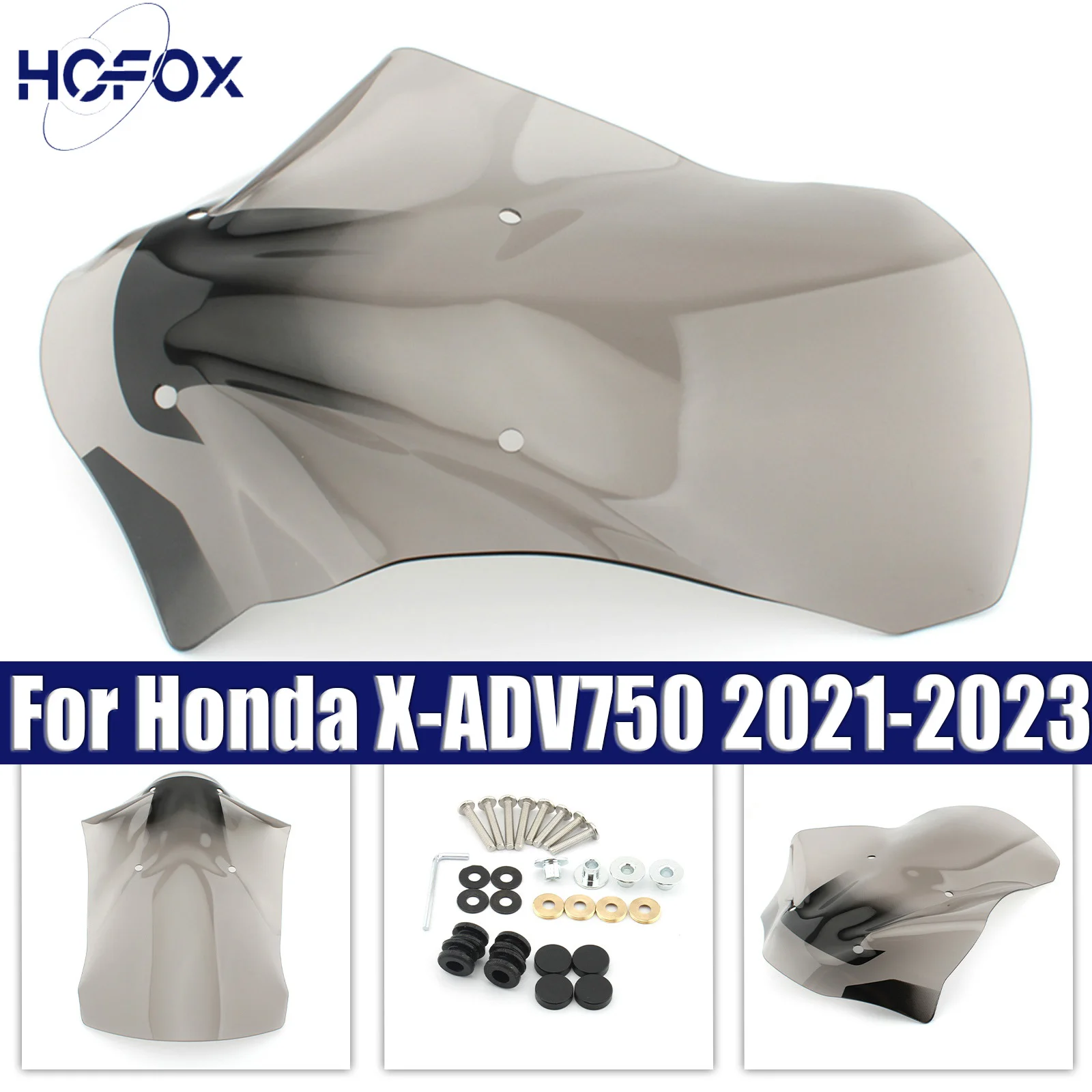 

Motorcycle Windscreen Windshield Adventure Wind Shield Screen Protector Parts For Honda X-ADV750 2021-2023