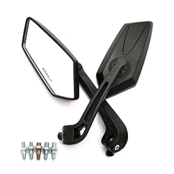 Motorcycle Rear View Mirror Moto Cycling Clear Wide Range Back Sight Rearview Reflector Adjustable Handlebar Left Right Mirror