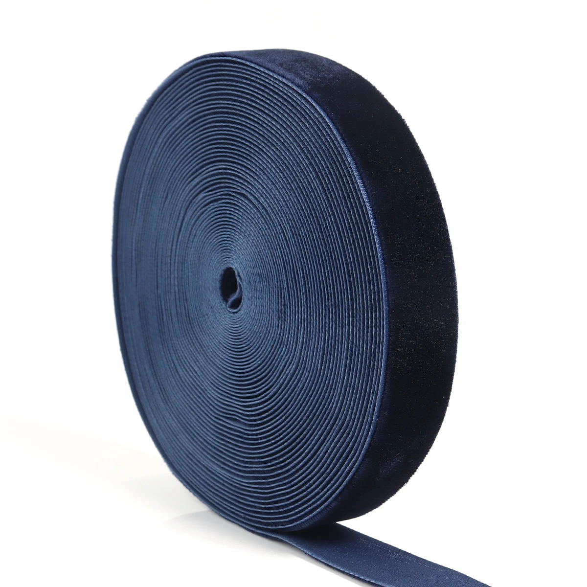 5-10 yards/rolle Samtband Weinrot Farbe Einseitiges Beflockungsband Für DIY Weihnachten Party Geschenk Blumenstrauß Verpackung Dekoration – Detail 13