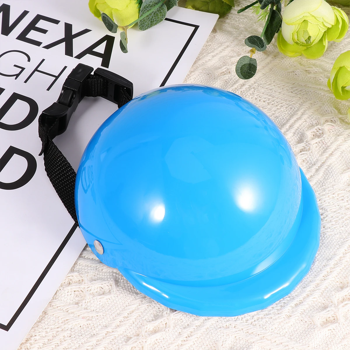 

For Dog Safety Hat Puppy Sun Rain Protection Soft Padding Blue 4 Inches S Size Pet Supplies For Puppy Dog Cap Pet