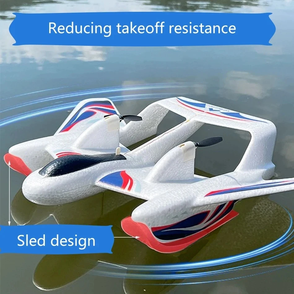 

Amphibious YF-350 Waterproof 2.4G Radio EPP Foam Fixed-Wing Glider Aircraft RC Plane with LED Lights Plane Toys