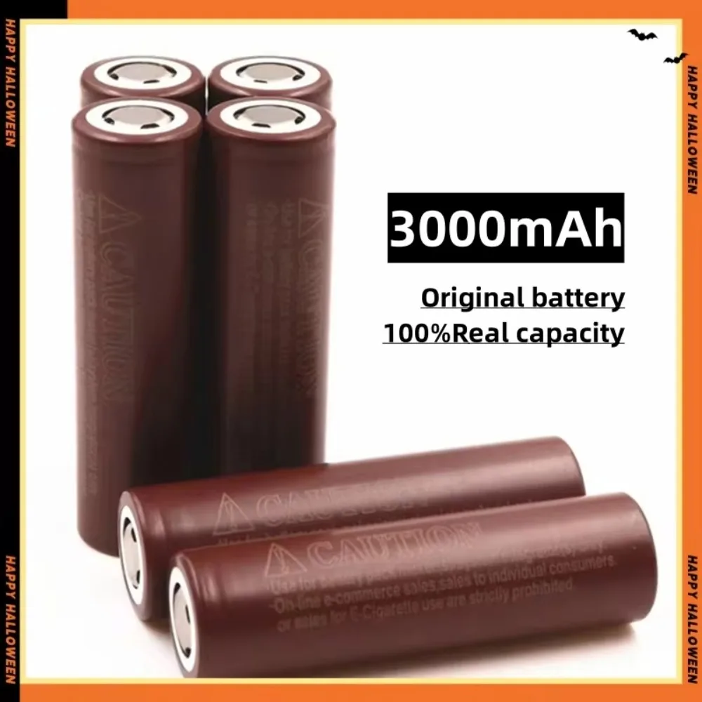 

Original HG2 18650 Rechargeable Battery 100% Brand New 3.7V 20A Discharge Max 35A 3000mAh Li-ion 18650 Battery+charger