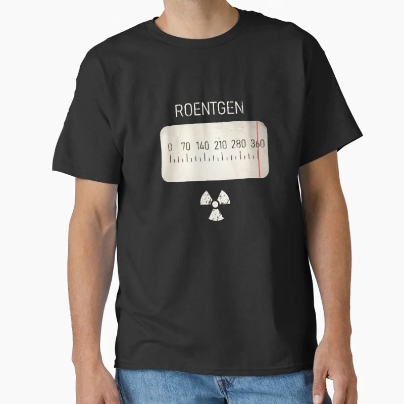 3.6 Roentgen Dosimeter 0619 Chernobyl Danger exclusion zone gift t shirt Ghost City Pripyat Graphic Clothes All size Tops