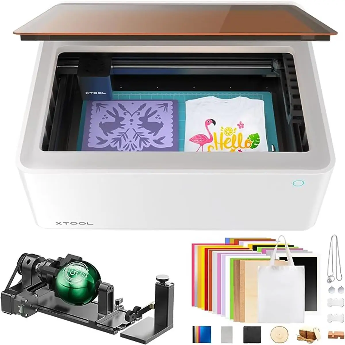 xTool M1 10w Laser Engraver 3-in-1 Laser Engraving Cutting Machine (Please check the bundle for more options)