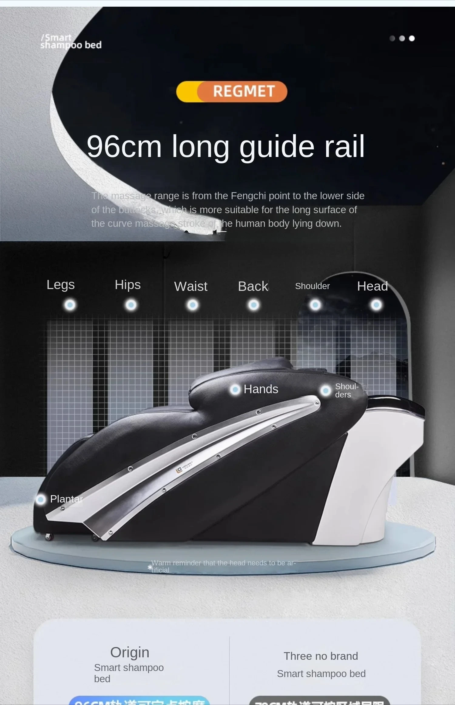 

Многофункциональная автоматическая электрическая кровать-мойка B TQH для массажа и ухода за волосами, специальная для тайских парикмахерских и салонов красоты