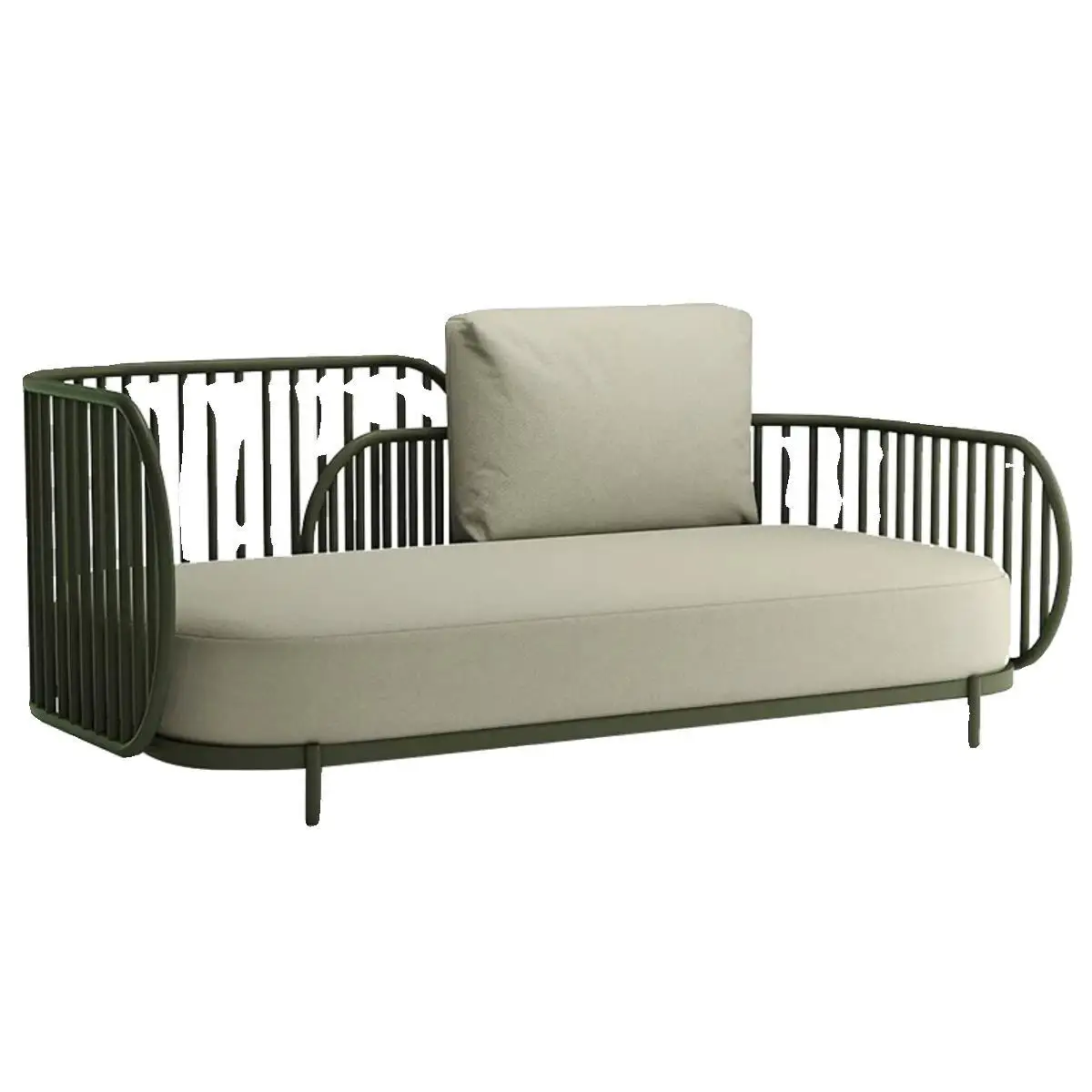 #Luxury Modern 3-Seater Outdoor UV-Resistant Rattan Woven Durable Lounge Sofa Set Eco-Friendly Quick-Dry Cushions Metal Frame