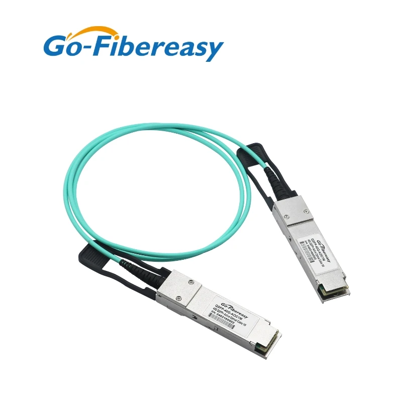 QSFP 40G AOC Cable 1m~100m QSFP+ to QSFP+ Active Optical Cable 40Gbps OM3 Fiber Optic Cable For HuaWei Mikrotik/Juniper Switch