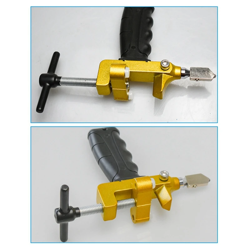 قاطع بلاط سيراميك اثنين في واحد ، أدوات يدوية ، قطع ، بلاط مفتوح ، تقطيع ، تصنعه بنفسك ، معدن وبلاستيك ، مجموعة واحدة