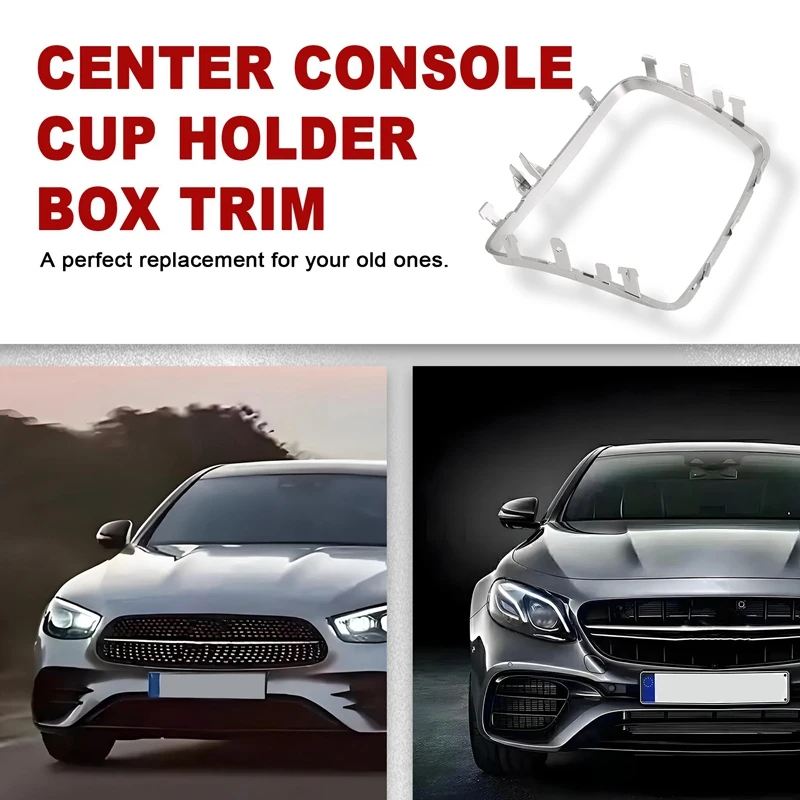 

Car Shifter Gear Panel Trim Cover A2136830600 For Mercedes-Benz E-Class W213 16-2022 Center Console Cup Holder Box Trim