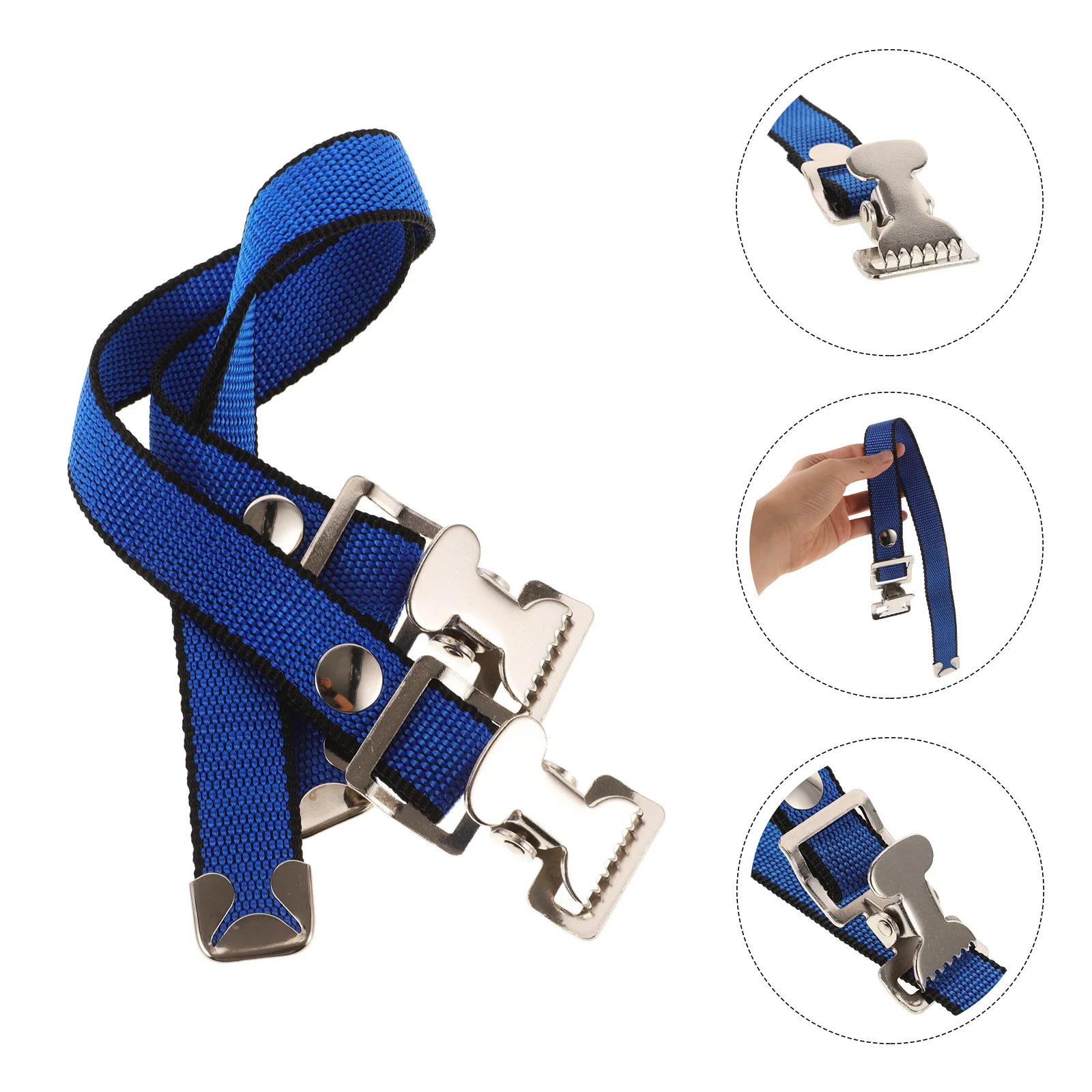 2 Pcs Adjustable Stilt Foot Strap Kit Drywall Replacement Straps Plasterboard Confort Stilts Cloth Attachment