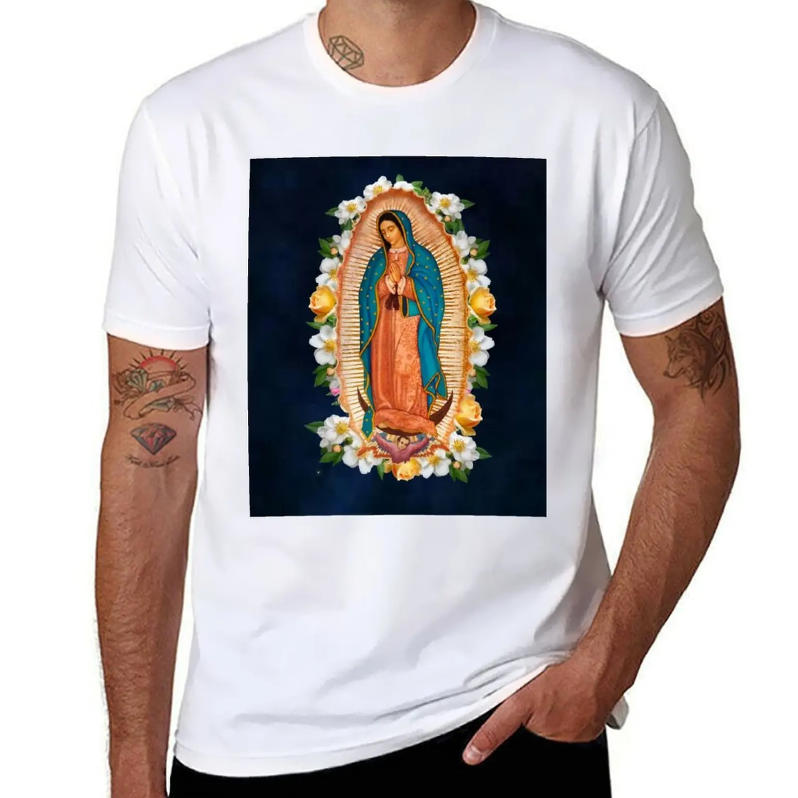 

La Virgen De Guadalupe T-Shirt man tshirt t shirt for man T-Shirt