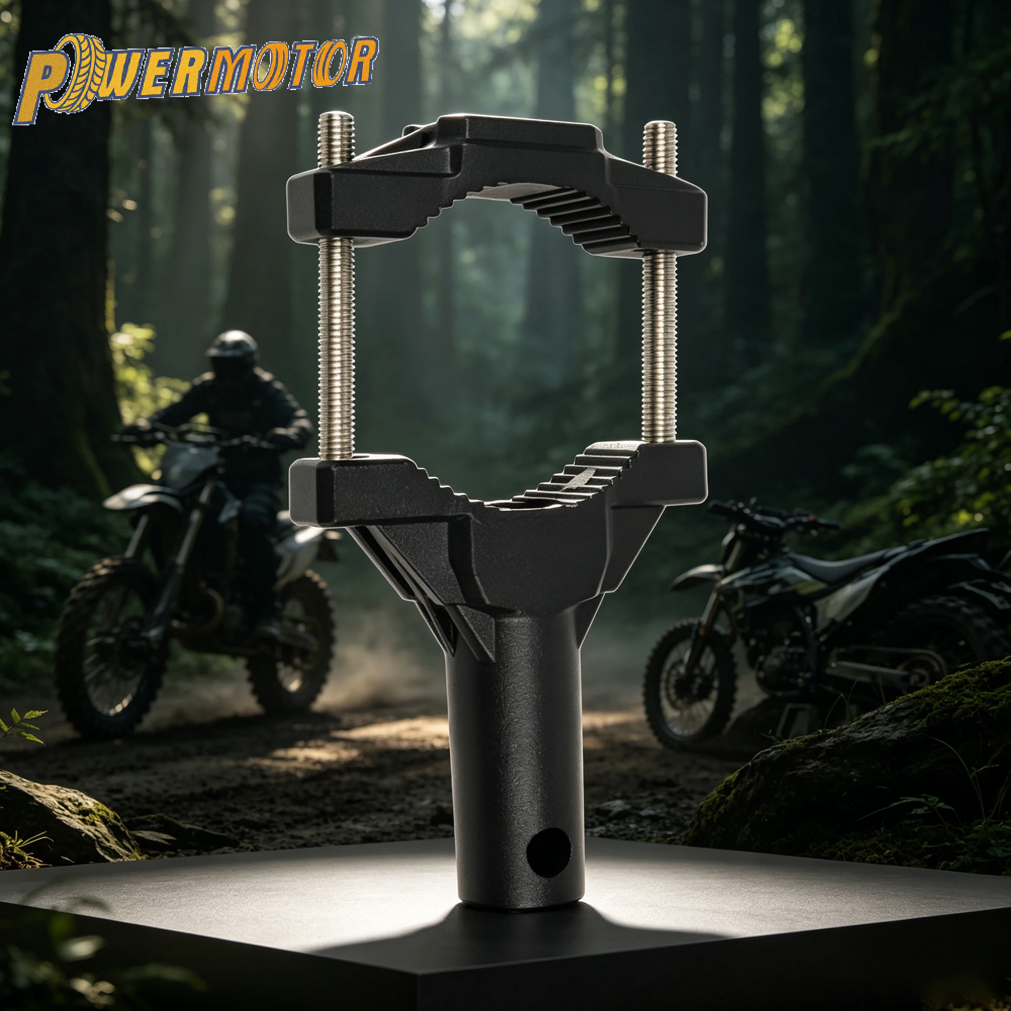 Universelle Motorrad-Nylon-Lichthalterung, verstellbare Klemme für Aprilia Benelli Offroad-Bike, ATV, Roller, Lampenbefestigungsteile