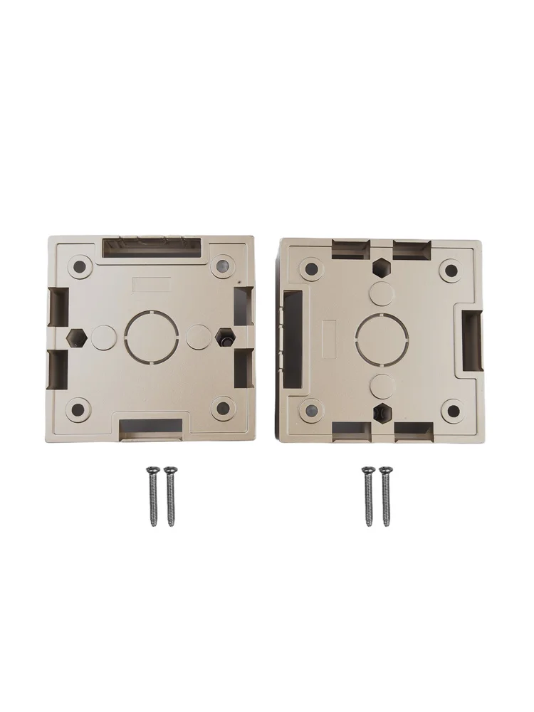 Ethernet Faceplate For Mounted Box 86mm x 86mm x 40mm for Secure Installation and Organized Ethernet Cable Solutions