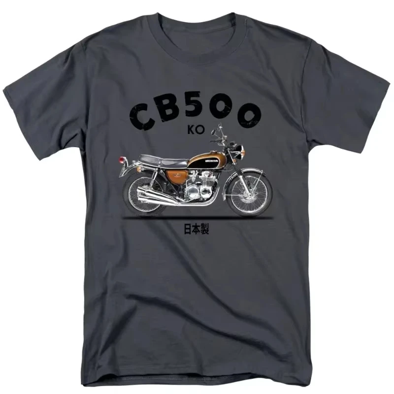 

Honda 2026 New Hot Men's and Women's T-shirt Summer New Racing Motorcycle Riding Off-road Enthusiasts CB500 1971 Retro Top